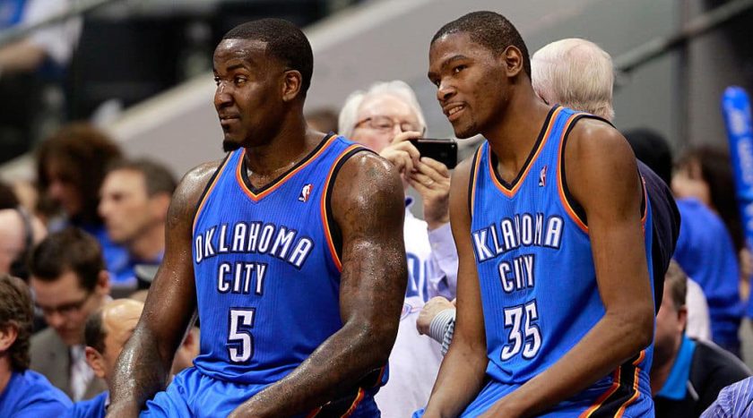 Brooklyn Nets F Kevin Durant goes at Kendrick Perkins on Twitter