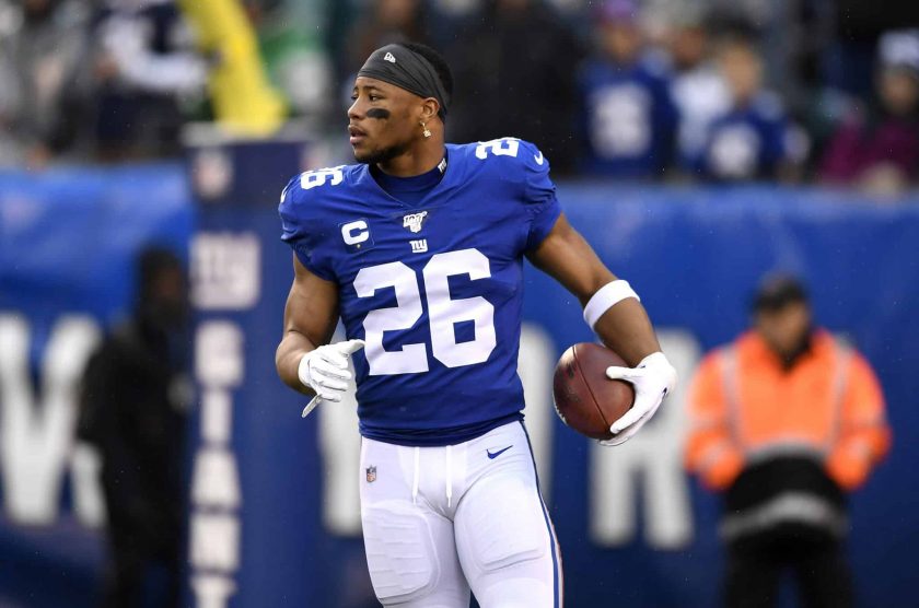 New York Giants RB Saquon Barkley looks at negatives from his draft profile (Video)