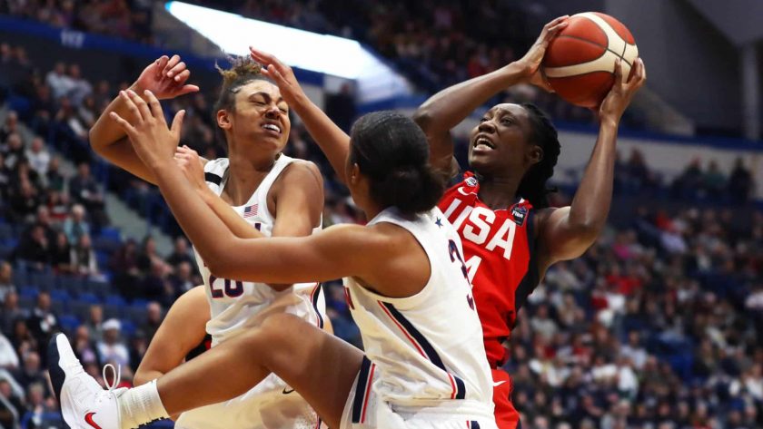 New York Liberty C Tina Charles impresses in return to Connecticut