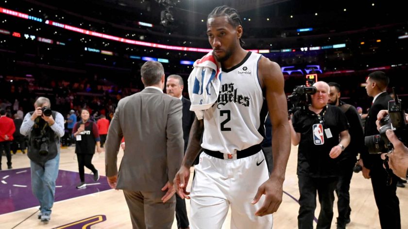 Knee maintenance sidelines Kawhi Leonard for Sunday’s matchup with the New York Knicks (Report)