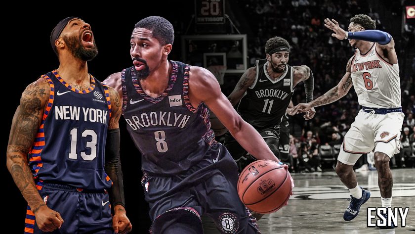 Marcus Morris, Spencer Dinwiddie, Kyrie Irving, Elfrid Payton