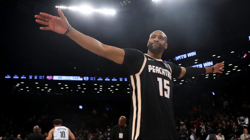 Vince Carter comments on possible jersey retirement with the Nets