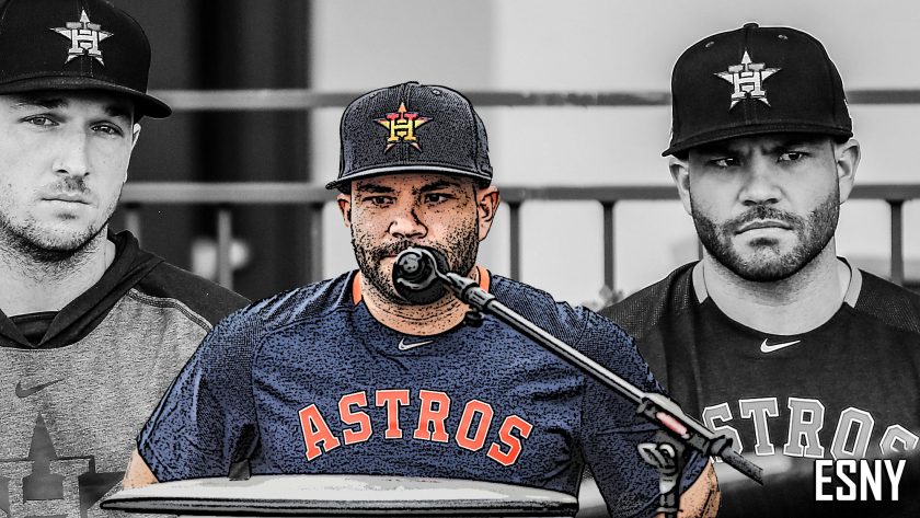 New York Yankees report while Houston Astros PR team drops the ball again