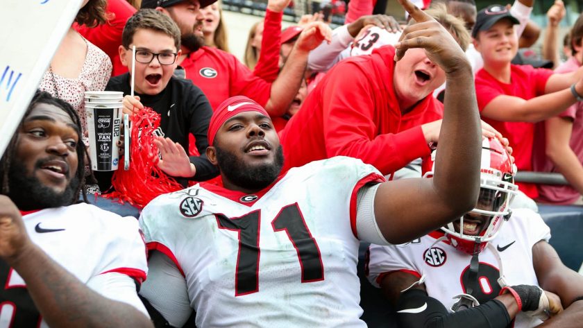 New York Giants to meet with Georgia OT Andrew Thomas on Thursday