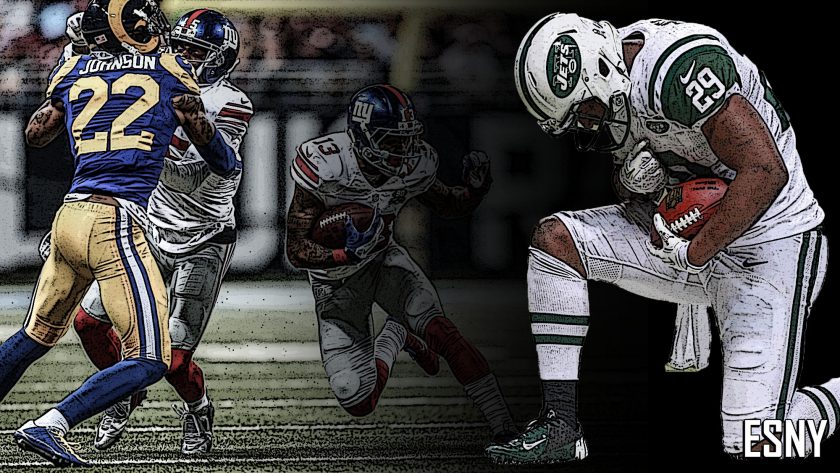Bilal Powell, Odell Beckham Jr., Trumaine Johnson