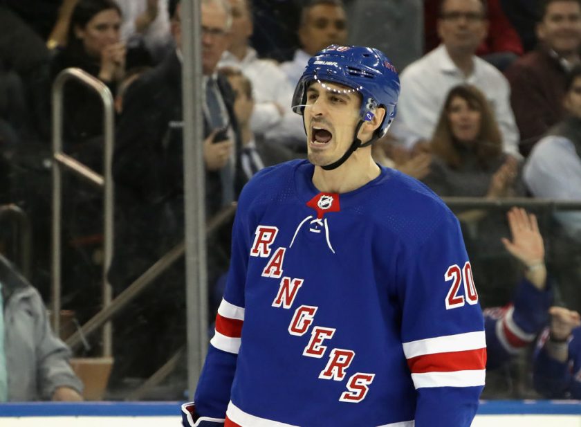 New York Rangers F Chris Kreider fractures foot Friday night in Philadelphia