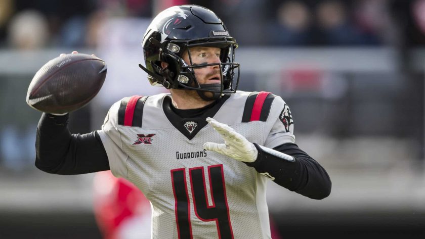 New York Guardians QB Matt McGloin leaves game due to injury (Video)