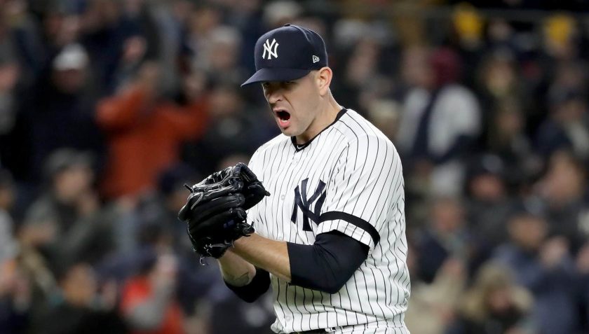 New York Yankees SP James Paxton is rocking some new facial hair