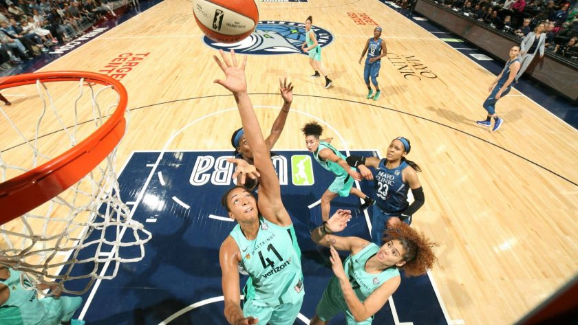 New York Liberty: Celebrate Kiah Stokes’ birthday with a block party (Video)
