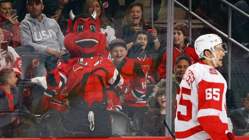 New Jersey Devils mascot to live stream EA Sports NHL 20 video game