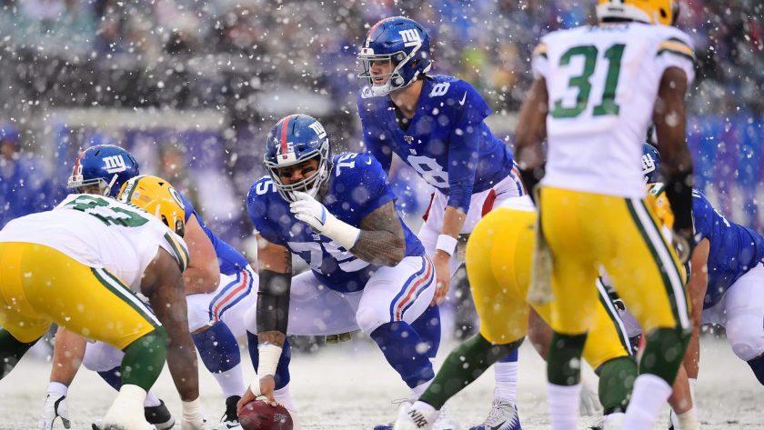 New York Giants’ Jon Halapio earns a performance-based pay total for 2019 season