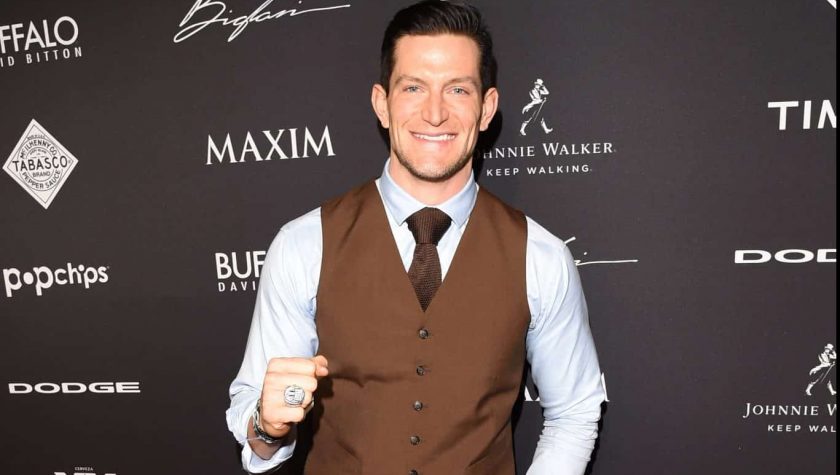 PHOENIX, AZ - JANUARY 31: Football player Steve Weatherford attends the Maxim Party with Johnnie Walker, Timex, Dodge, Hugo Boss, Dos Equis, Buffalo Jeans, Tabasco and popchips on January 31, 2015 in Phoenix, Arizona.