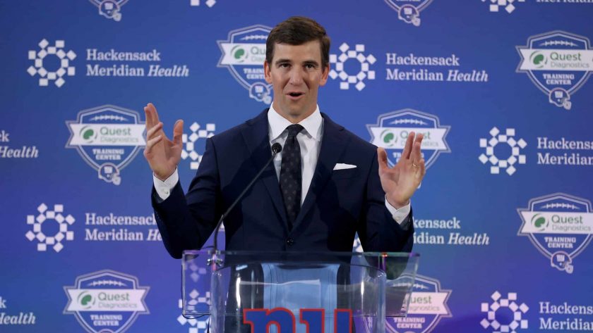 Former New York Giant Eli Manning may make a Twitter account