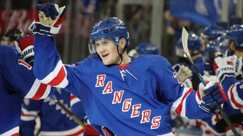 The New York Rangers rookies led the way prior to NHL pause