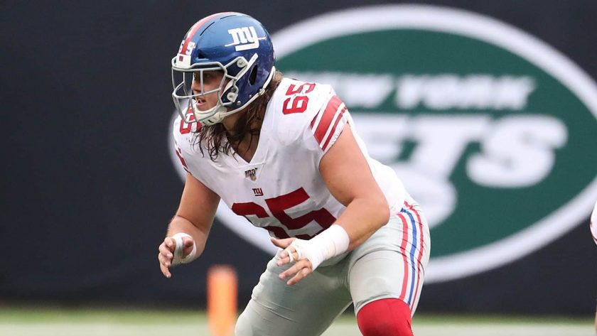 Dave Gettleman says New York Giants OT Nick Gates will be a ‘consideration’ at center