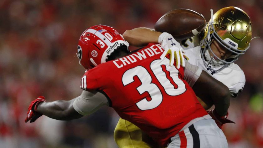 The New York Giants draft Mr. Irrelevant: Georgia LB Tae Crowder