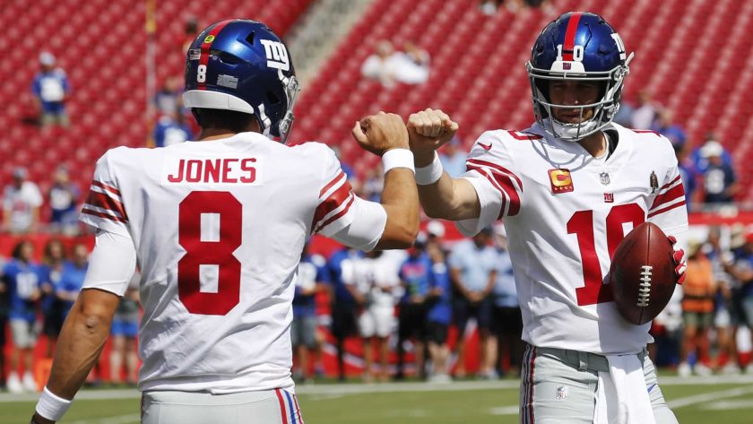 Eli Manning believes it’ll be easier for New York Giants QB Daniel Jones to lead in 2020