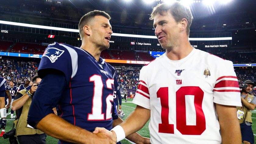 Retired New York Giants QB Eli Manning believes it’ll be a tough transition for Tom Brady