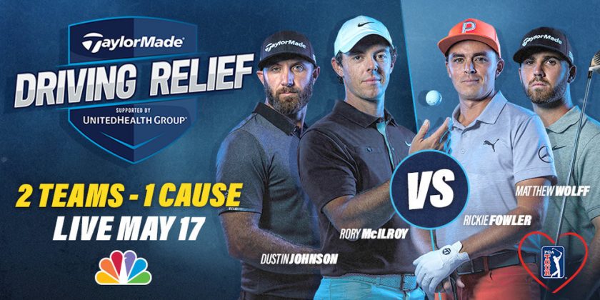 How To Bet On TaylorMade Driving Relief Match With Rory, DJ, Fowler & Wolff