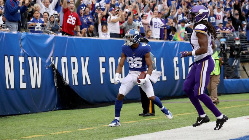 New York Giants’ Darius Slayton discusses the ‘growing’ chemistry he has with Daniel Jones