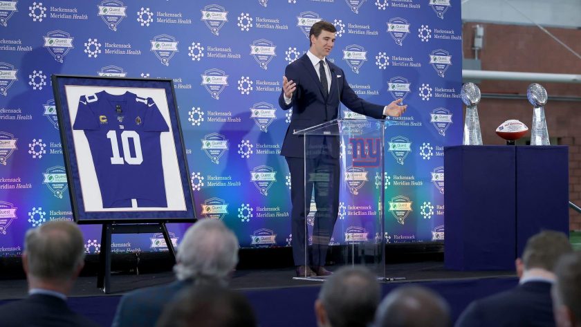 Retired New York Giant Eli Manning receives New Jersey Hall of Fame nomination