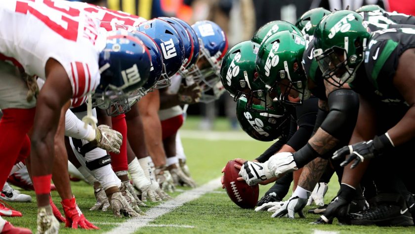 How many times have Giants, Jets both made NFL playoffs?