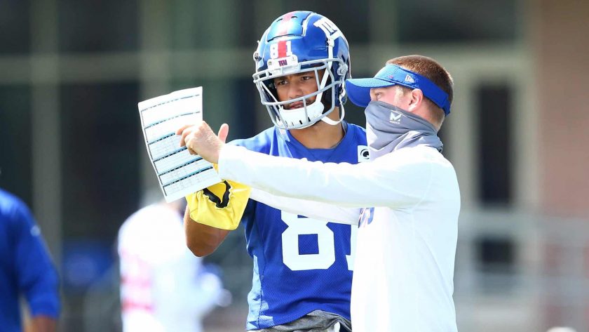 New York Giants waive WR Damion Ratley, sign WR Austin Mack to active roster