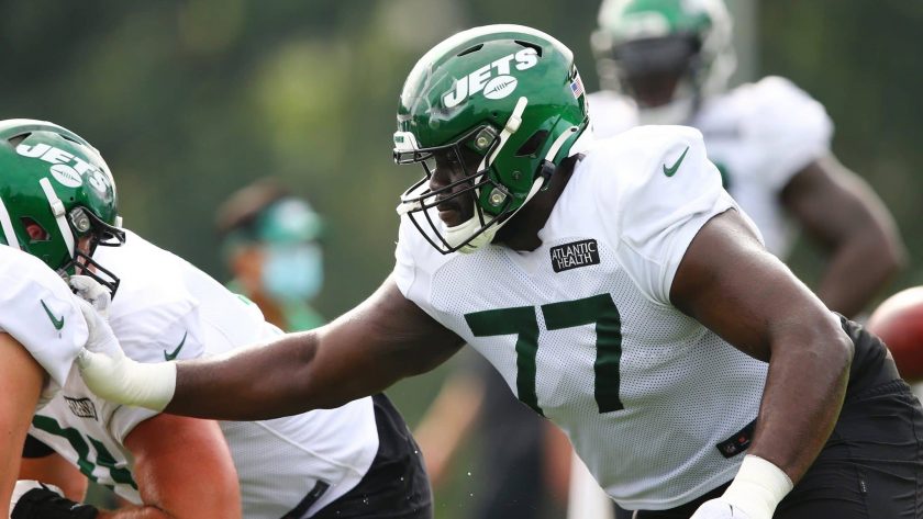 New York Jets rookie Mekhi Becton shines in NFL debut