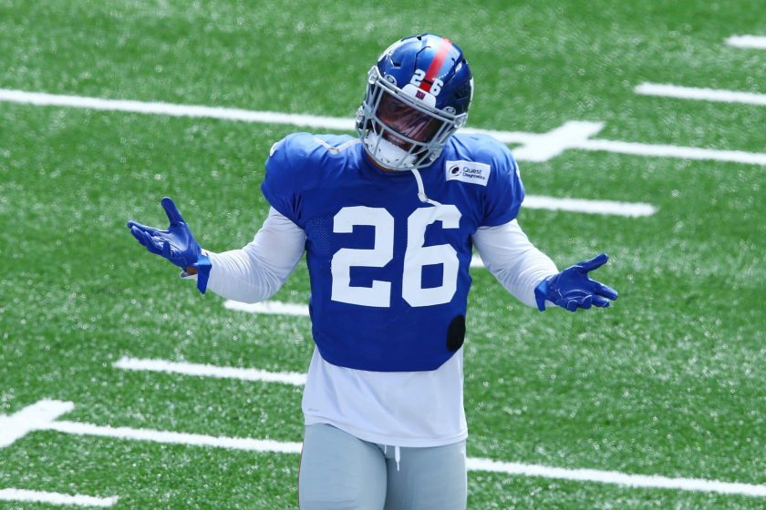 Bettors love New York Giants RB Saquon Barkley to win rushing title