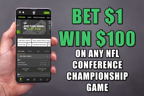 DraftKings Sportsbook No-Brainer NFL Odds: $1 Bet Wins $100