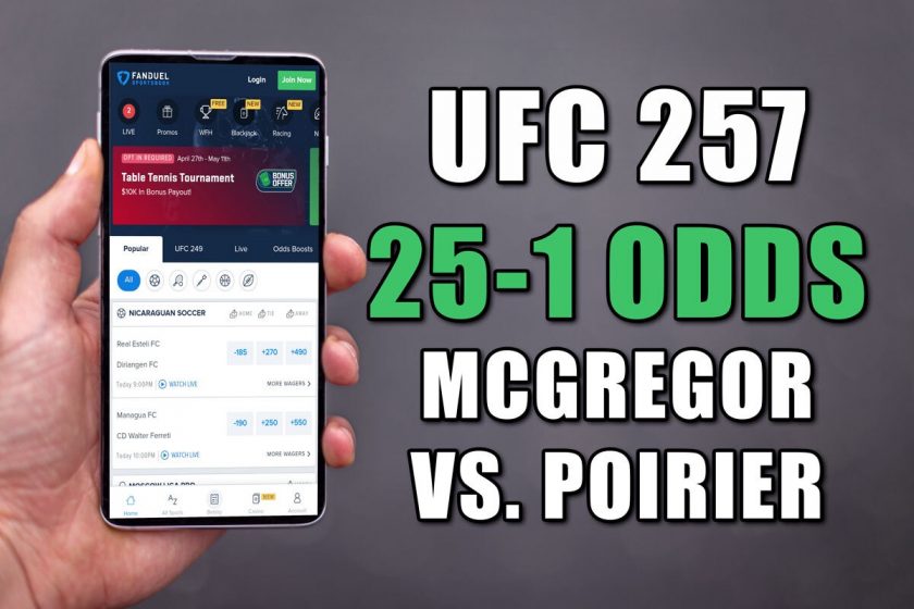 FanDuel Sportsbook Promo: Grab 25-1 Odds on Conor McGregor vs. Dustin Poirier