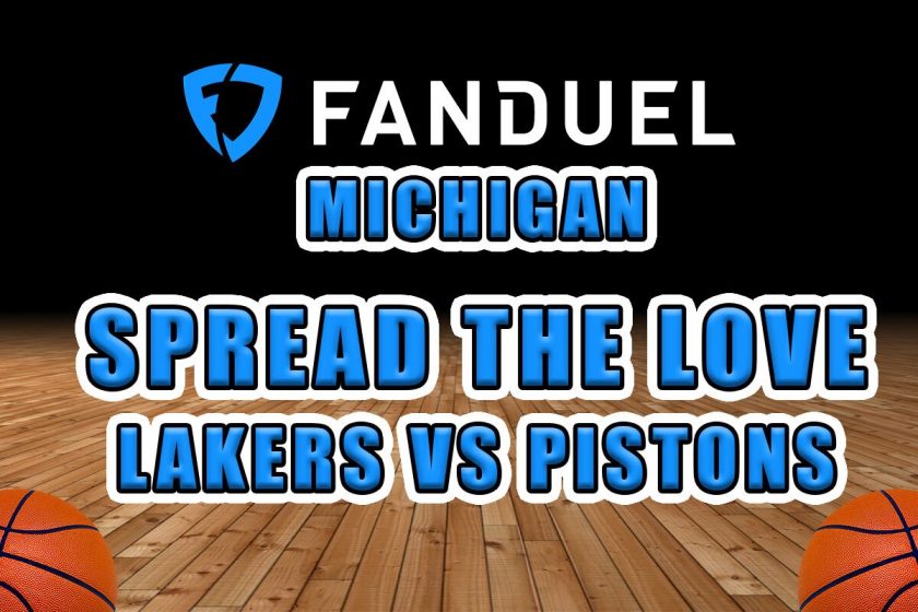 FanDuel Michigan Spread the Love: Get Pistons as Near 150-Point Underdog
