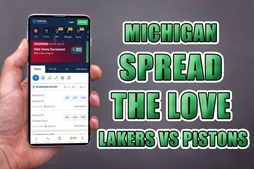 FanDuel Michigan Spreads the Love With Crazy Pistons Odds