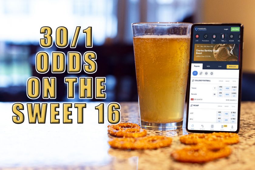 FanDuel Sportsbook Sweet 16 Promo: Get 30-1 Odds on Any Team