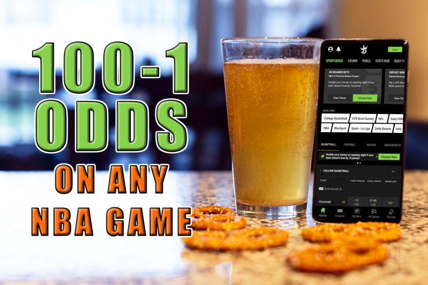 DraftKings Sportsbook NBA Promo: 100-1 Odds on Any Team to Make 1+ Three