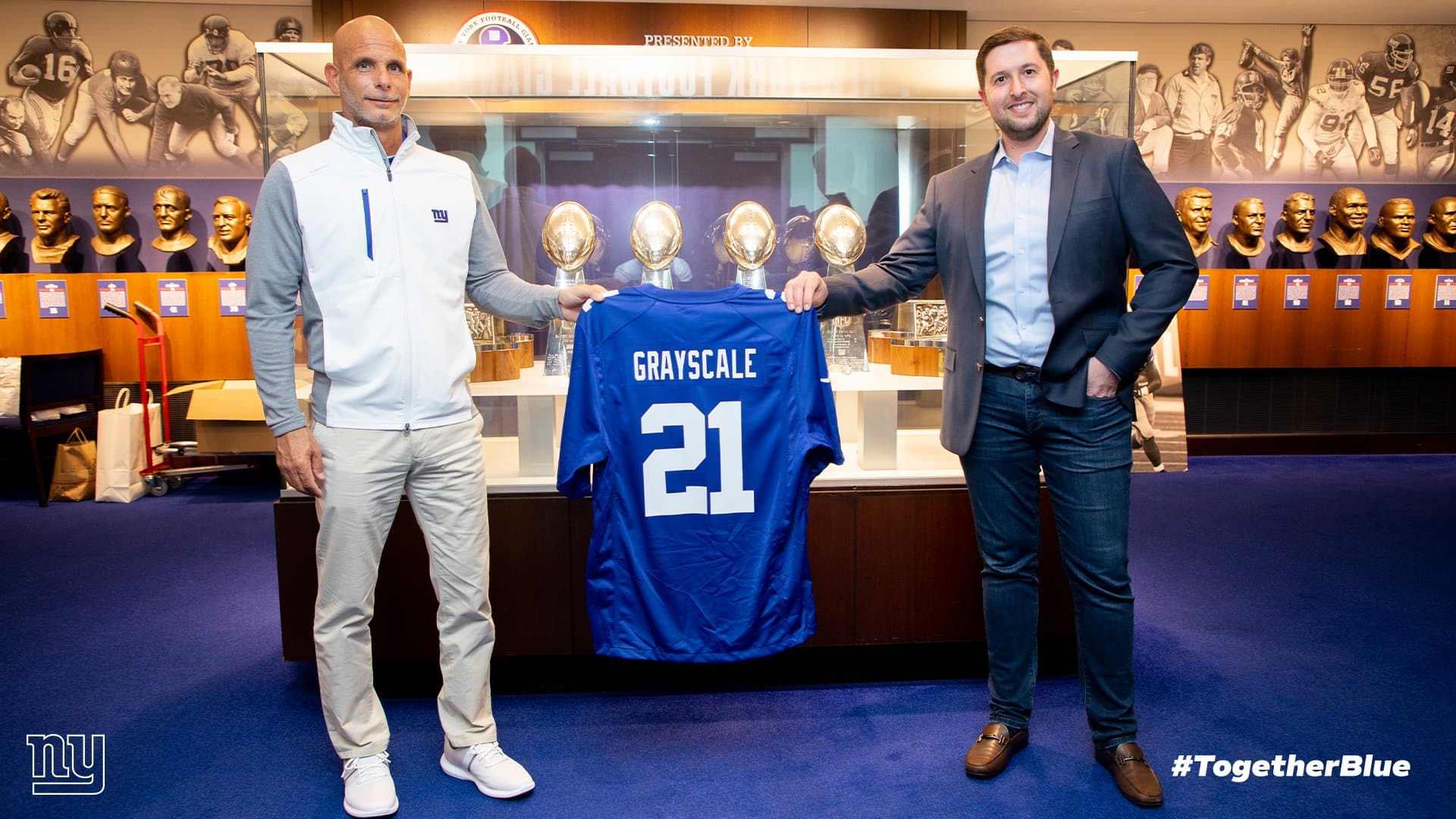 Giants announce partnership with cryptocurrency asset manager Grayscale  Investments