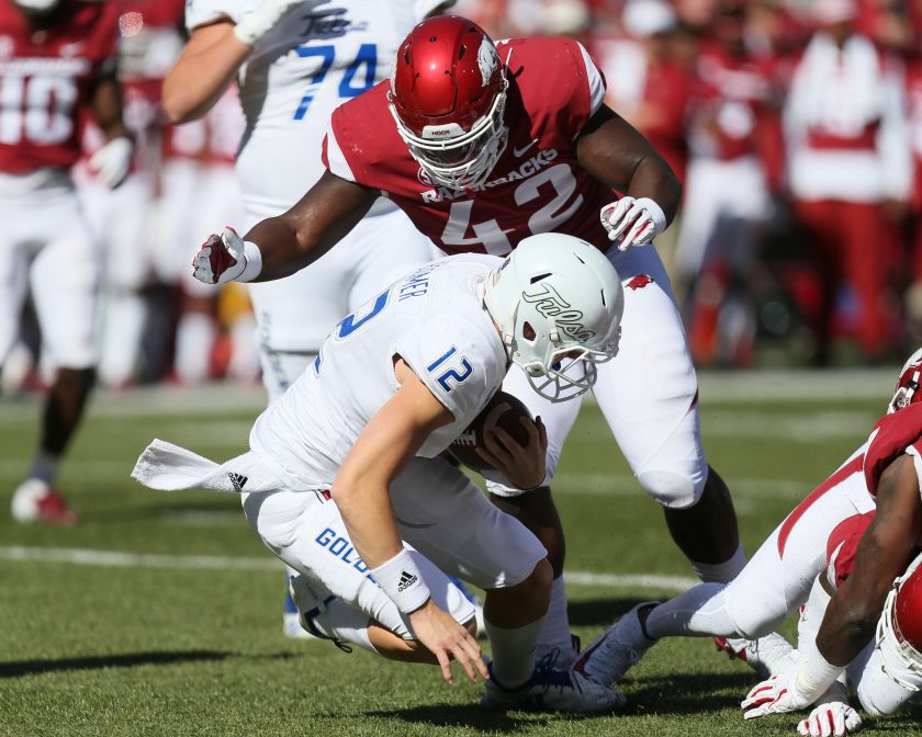 Jets finish the 2021 NFL Draft with Arkansas DT Jonathan Marshall