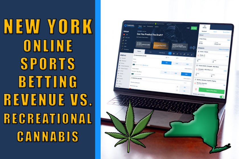 New York Online Sports Betting Estimated to Bring In Millions More Than Recreational Cannabis