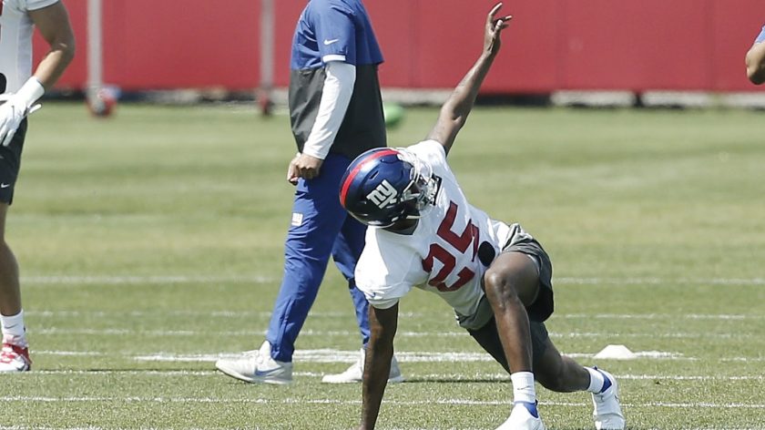 Giants draft picks speak on transition to NFL after 2nd rookie minicamp practice