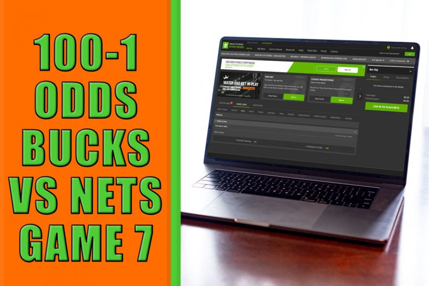 Bet $1 to Win $100 on Nets-Bucks Game 7 With DraftKings Sportsbook