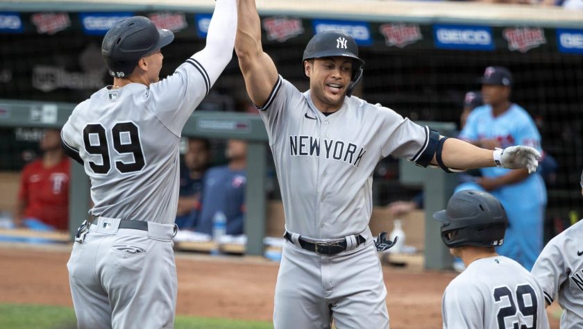 Yankees offense showing signs of life in Minnesota