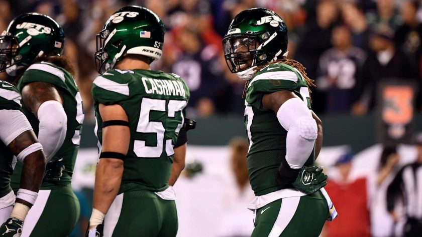 Who will the Jets start at OLB alongside C.J. Mosley, Jarrad Davis?