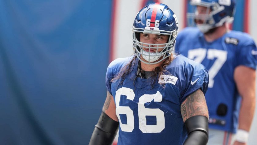 Giants G Shane Lemieux has partially torn patellar tendon (Report)
