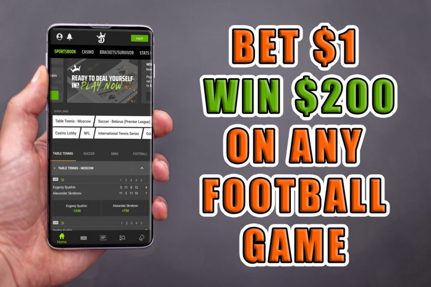 draftkings sportsbook football promo