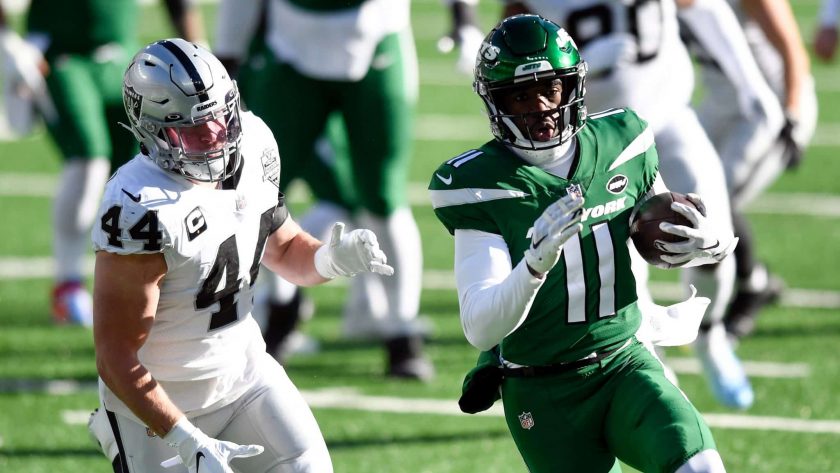Jets not ready to part ways with WR Denzel Mims