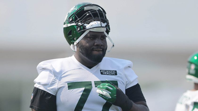 Jets OC Mike LaFleur: Mekhi Becton is ‘going through some things right now’