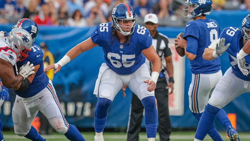 Giants to start Billy Price at C, Nick Gates at LG vs. Washington (Report)