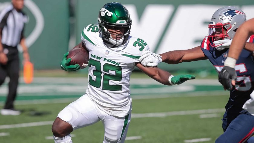 How does Jets OC Mike LaFleur think RB Michael Carter performed in Week 2?