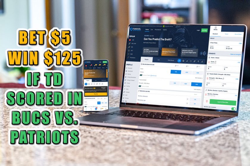 fanduel sportsbook bucs patriots