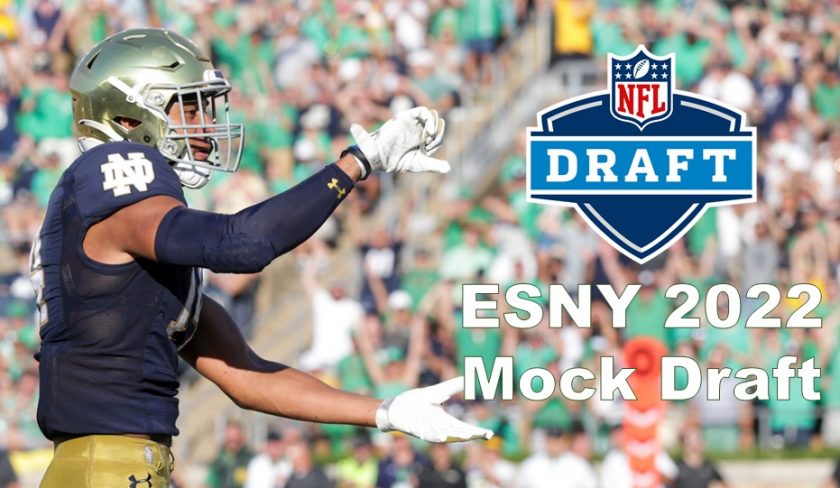 ESNY’s 2022 NFL Mock Draft: 2-Round Week Five Edition